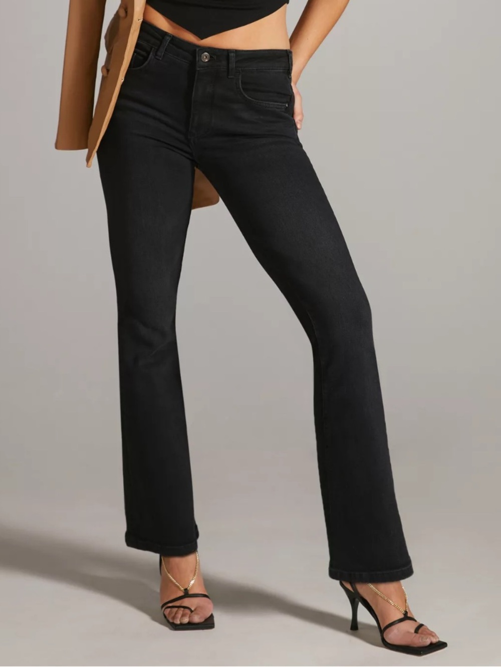 Anthropologie Pilcro Demilune black bootcut jeans